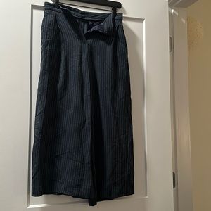 Massimo Dutti striped culotte pants